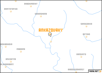 map of Ankazovaky