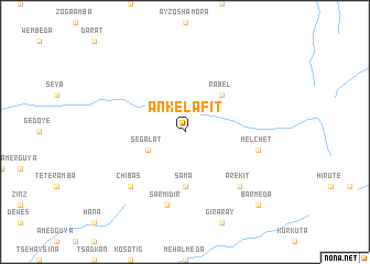 map of Ānkʼelafīt