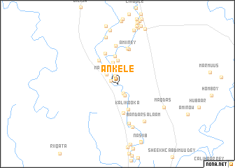 map of Ankele