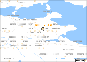 map of Ånkersta