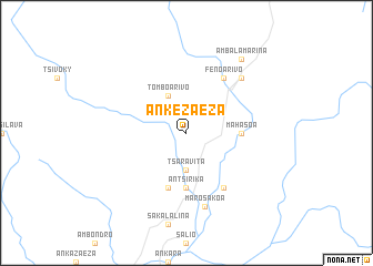 map of Ankezaeza