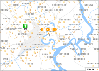 map of An Khánh