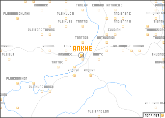 map of An Khê