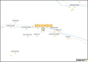 map of Ankhimovo