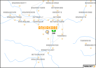 map of Ankiakabe