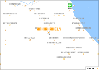 map of Ankiakahely