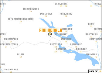 map of Ankihonala