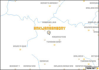 map of Ankijana Ambony