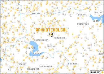 map of Ankkotchŏl-gol