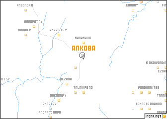 map of Ankoba