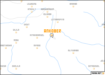 map of Ānkober