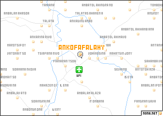 map of Ankofafalahy