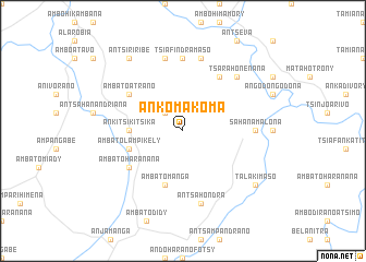 map of Ankomakoma