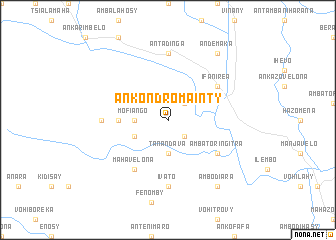 map of Ankondromainty