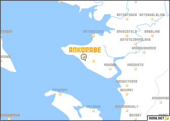 map of Ankorabe