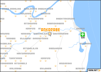 map of Ankorabe