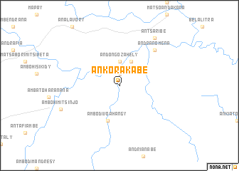 map of Ankorakabe