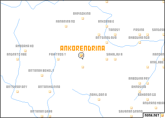 map of Ankorendrina