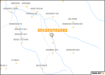 map of Ankoronadabo