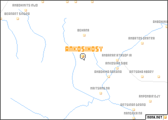 map of Ankosihosy