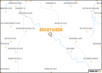 map of Ankotikana