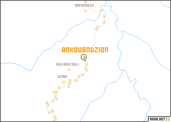 map of Ankouandzion