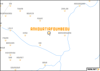 map of Ankouatia-Foumbéou