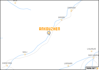 map of Ankouzhen