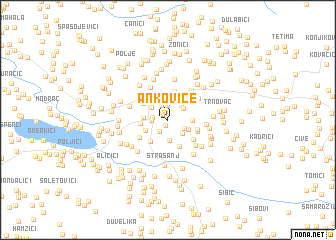 map of Ankovice