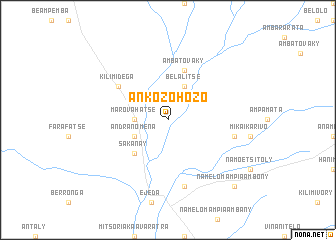 map of Ankozohozo