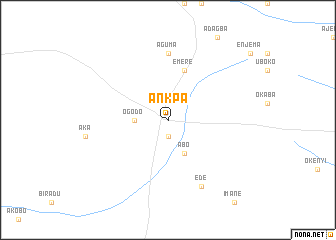 map of Ankpa