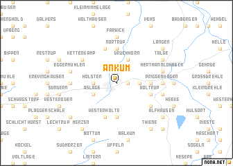 map of Ankum