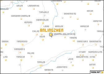 map of Anlingzhen