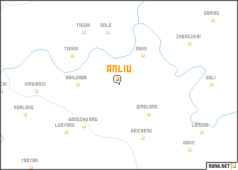 map of Anliu