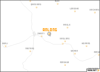 map of Anlong