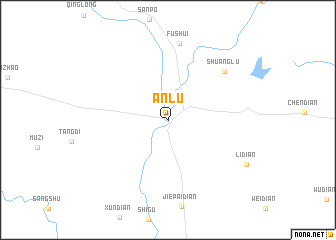 map of Anlu