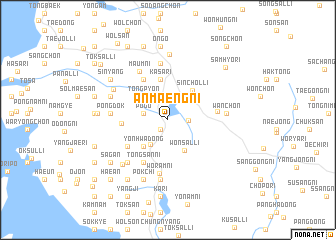 map of Anmaeng-ni