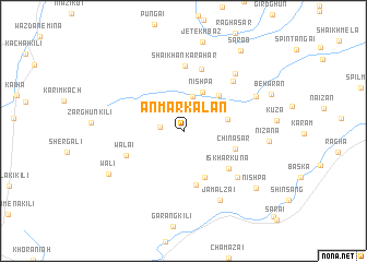 map of Anmar Kalān