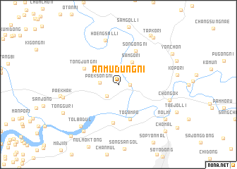 map of Anmudŭng-ni