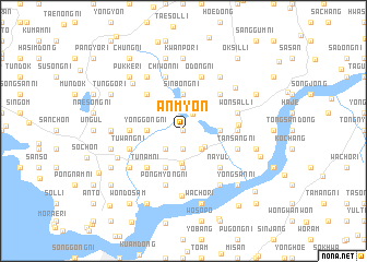 map of Anmyŏn