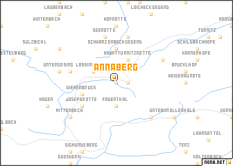 map of Annaberg