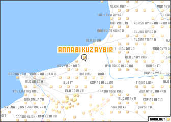 map of An Nabī Kuzaybir