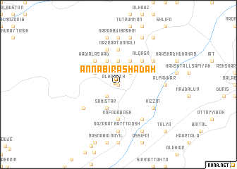 map of An Nabī Rashādah