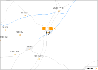 map of An Nabk