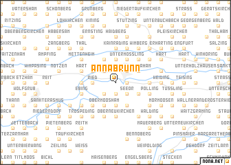 map of Annabrunn