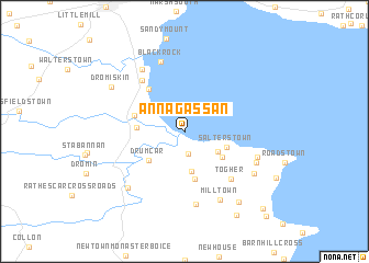 map of Annagassan
