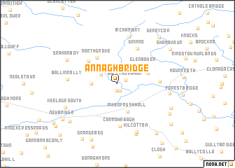 map of Annagh Bridge