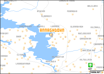 map of Annaghdown