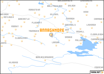 map of Annaghmore