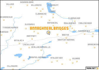 map of Annaghneal Bridges